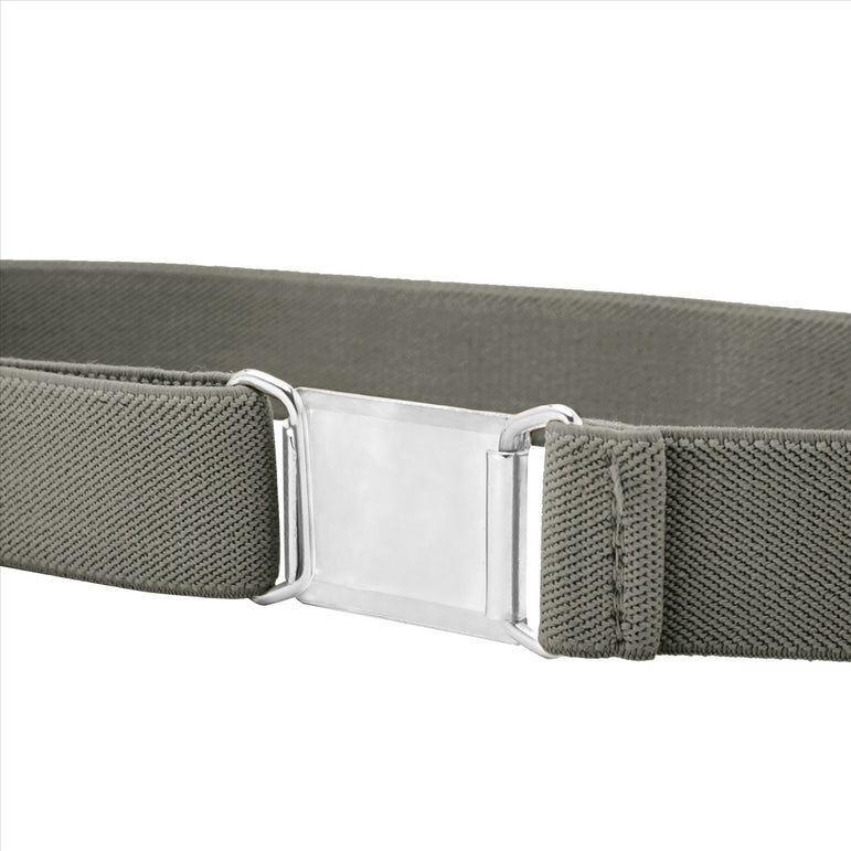 Buyless Fashion Kids Toddlers Baby Adjustable Elastic  Stretch Belt with Silver  Buckle