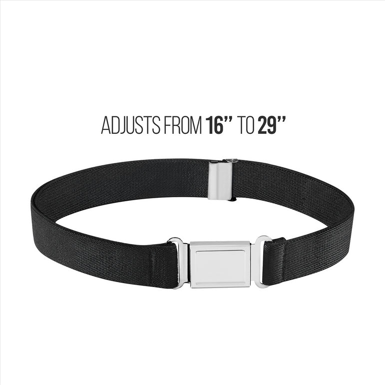 Buyless Fashion Kids Boys Toddler Adjustable Elastic Belt With Magnetic Buckle - 4 Pack