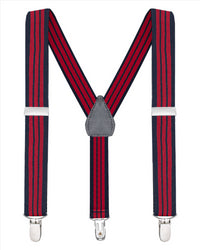Buyless Fashion Adjustable Suspenders for Kids Toddlers Baby Elastic Solid Color 1 Inch - Y Back Design
