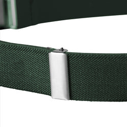Buyless Fashion Kids Toddlers Baby Adjustable Elastic  Stretch Belt with Silver  Buckle