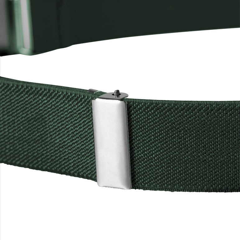 Buyless Fashion Kids Toddlers Baby Adjustable Elastic  Stretch Belt with Silver  Buckle