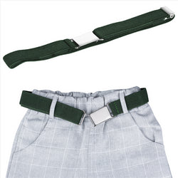 Buyless Fashion Kids Toddlers Baby Adjustable Elastic  Stretch Belt with Silver  Buckle
