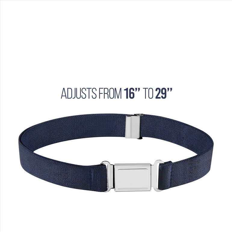 Buyless Fashion Kids Boys Toddler Adjustable Elastic Belt With Magnetic Buckle - 4 Pack