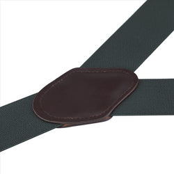 Buyless Fashion Suspenders for Men - 48" Elastic Adjustable Straps 1 1/4" - Y Shape