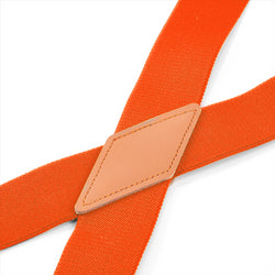 "Buyless Fashion Suspenders for Men - 48"" Adjustable Straps 1 1/4"" - X Back With Black Clips"