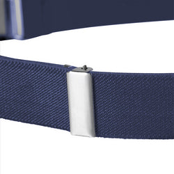 Buyless Fashion Kids Toddlers Baby Adjustable Elastic  Stretch Belt with Silver  Buckle