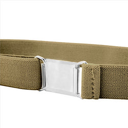 Buyless Fashion Kids Toddlers Baby Adjustable Elastic  Stretch Belt with Silver  Buckle