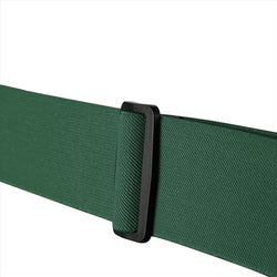 "Buyless Fashion Mens Suspenders - 48"" Elastic Adjustable Heavy Duty 2"" Wide - X Back With Black Hooks"