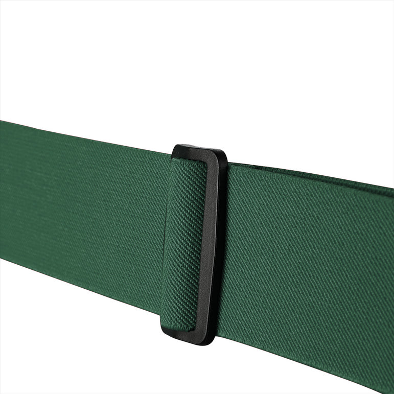 "Buyless Fashion Mens Suspenders - 48"" Elastic Adjustable Heavy Duty 2"" Wide - X Back With Black Hooks"