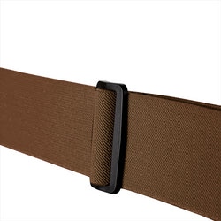 "Buyless Fashion Mens Suspenders - 48"" Elastic Adjustable Heavy Duty 2"" Wide - X Back With Black Hooks"