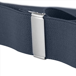 Buyless Fashion Suspenders for Men - 48" Elastic Adjustable Straps 1 1/4" - Y Shape