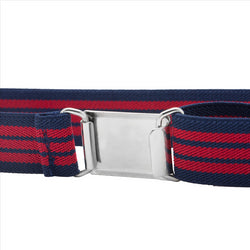 Buyless Fashion Kids Toddlers Baby Adjustable Elastic  Stretch Belt with Silver  Buckle