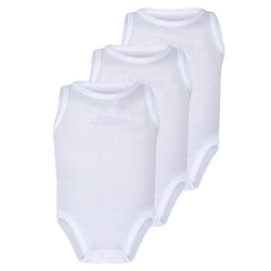 Buyless Fashion Baby Boy Girl Unisex White Tagless Onesies In Soft Cotton