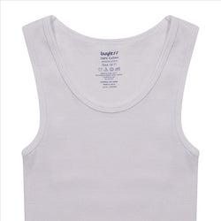 Buyless Fashion Boys Scoop Neck Tagless Undershirts Soft Cotton Tank Top (6 Pack)