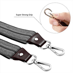 Buyless Fashion Suspenders for Men - 48 Elastic Adjustable Straps 1 1/4 - Y Back with Metal Hooks