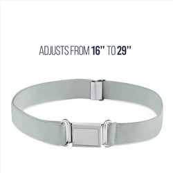Buyless Fashion Kids Boys Toddler Adjustable Elastic Dress Stretch Belt with Flat Magnetic Buckle
