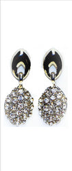 Buyless Fashion Hypoallergenic Surgical Steel Diamond Dangle Earring With Crystal CZ Stones