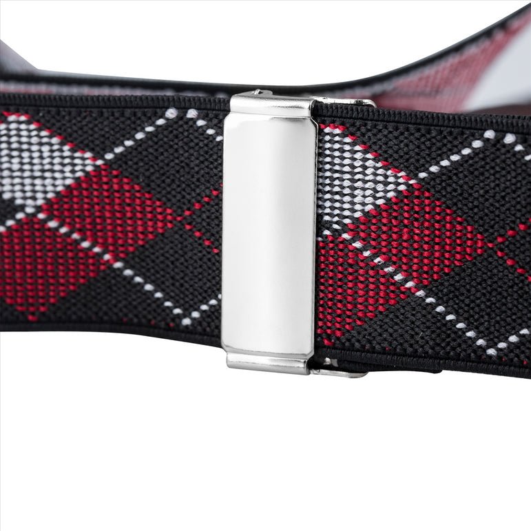Buyless Fashion Suspenders for Men - 48 Elastic Adjustable Straps 1 1/4 - Y Shape