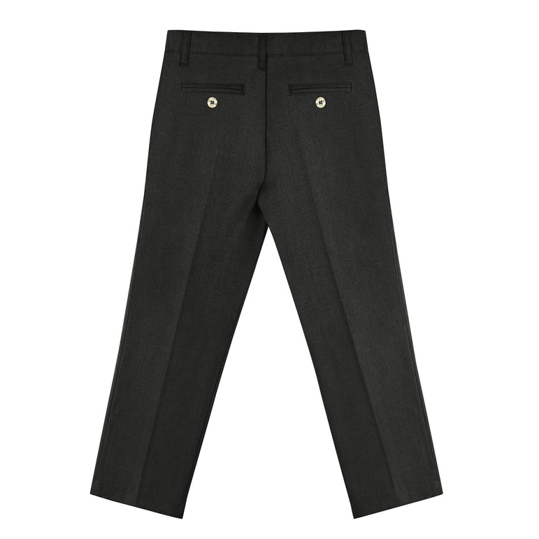 Buyless Fashion Boys Pants Flat Front Soft Cotton Casual Regular Fit Straight - 21S1824-KKI-12 Buyless Fashion Boys Pants Flat Front Soft Cotton Casual Regular Fit Straight - 21S1824-KKI-12