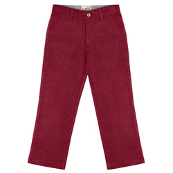 Buyless Fashion Boys Pants Flat Front Fit Casual Corduroy Solid Color
