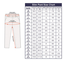 Buyless Fashion Boys Pants Flat Front Slim Fit Polyester Formal Solid Color