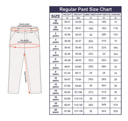 Buyless Fashion Boys Regular Straight Fit Cotton-Poly American Classic Long Pants