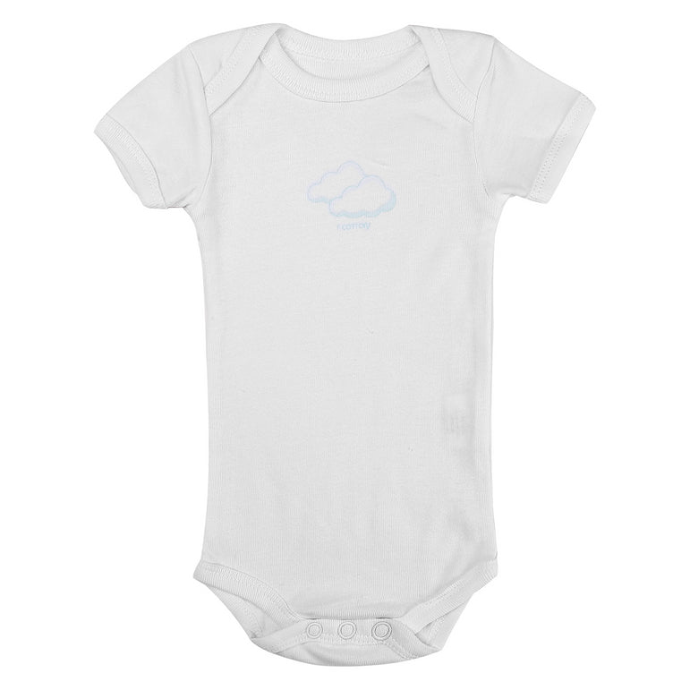 Buyless Fashion Baby Boy Bodysuit In Assorted Styles With Short Or Long Sleeves In Cotton