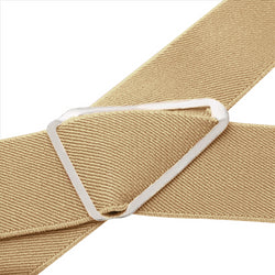 Buyless Fashion Suspenders for Men - 48" Elastic Adjustable Straps 1 1/4" - X Back