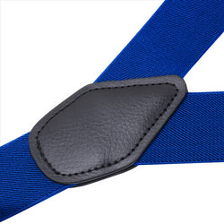 Buyless Fashion Butten End Suspenders for Men - 48" Adjustable Straps 1 1/4" - Y Shape
